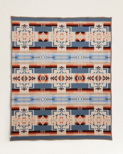 Chief Joseph Jacquard Blanket - Rosewood