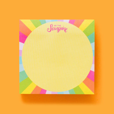 Be the Sunshine Sticky Notes Pad