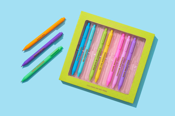 Motivational Gel Pen Set