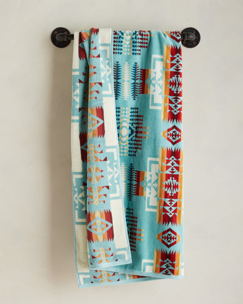 Pendleton Spa/Beach Towel - Chief Joseph Aqua