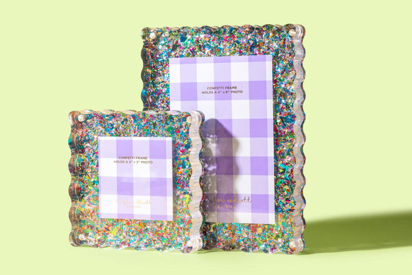 Colorful Confetti Picture Frame