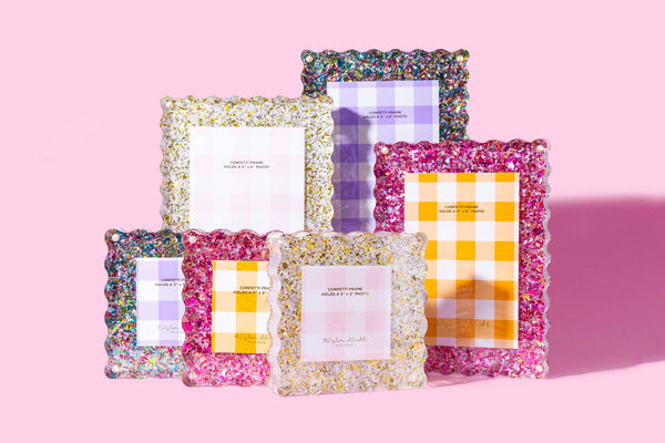 Colorful Confetti Picture Frame