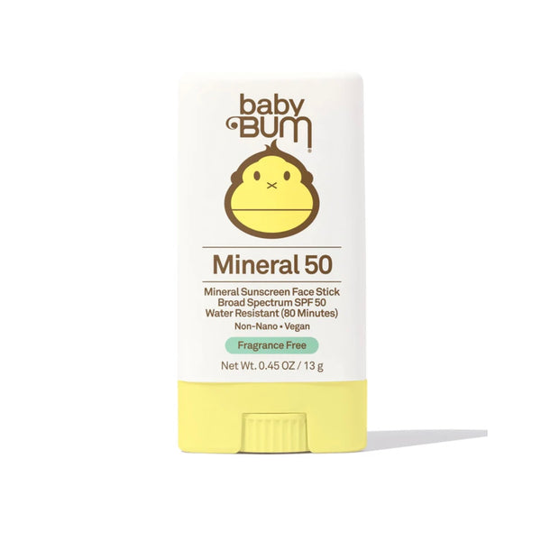 Baby Bum Mineral SPF 50 Sunscreen Face Stick (expires 2/2025)