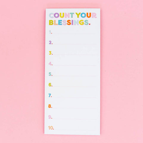 Blessings List Pad