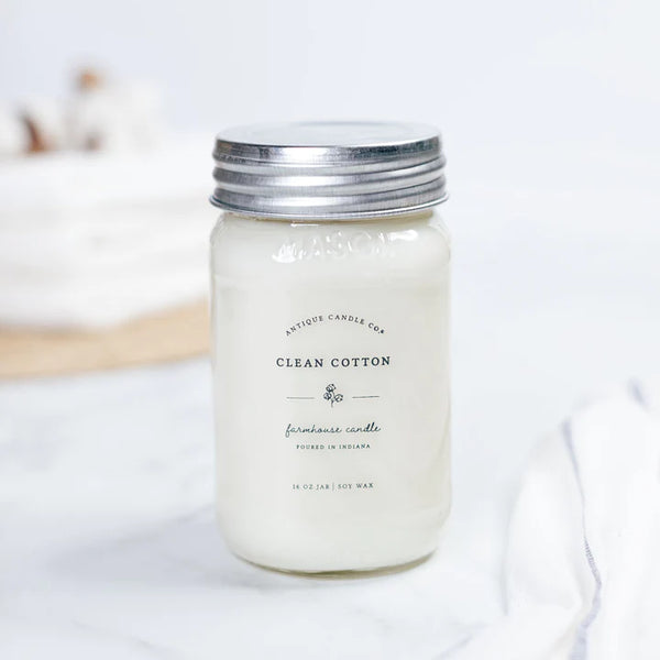 Clean Cotton 16oz Candle