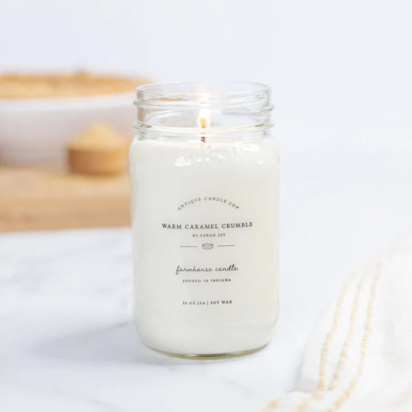 Warm Caramel Crumble by Sarah Joy 16oz Candle