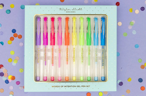 Words of Intention Gel Pen Set